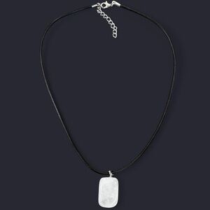 Milky Quartz Stone Pendant Necklace